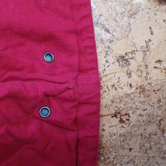 Evergreen Outerwear Vintage Plaid Wool Vest With Red Cotton Lining Men's Size L - Picture 6 of 6